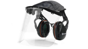 Husqvarna høreværn med plexivisir