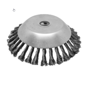 Ukrudtsbørste – Stål Ø200 mm – Ø20 / 25,4 mm (inkl. adapter)
